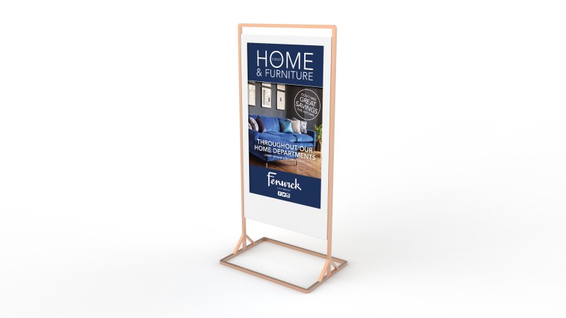 Allsee LHDS43HD7 Superslim Freestanding Double-Sided Digital Poster 43" - Image 7